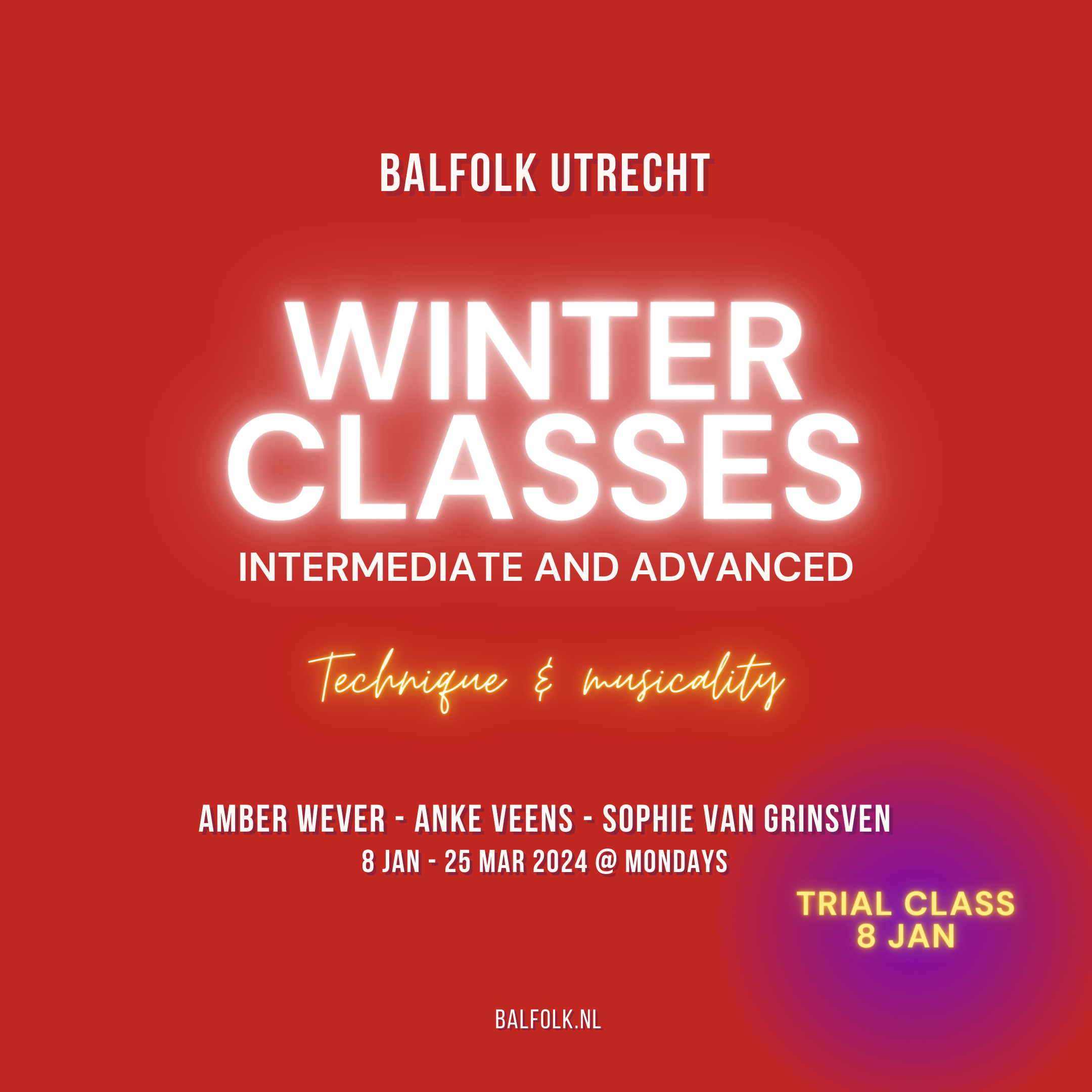 Proefles 🇳🇱/🇬🇧 - Balfolk Utrecht - Winter Classes