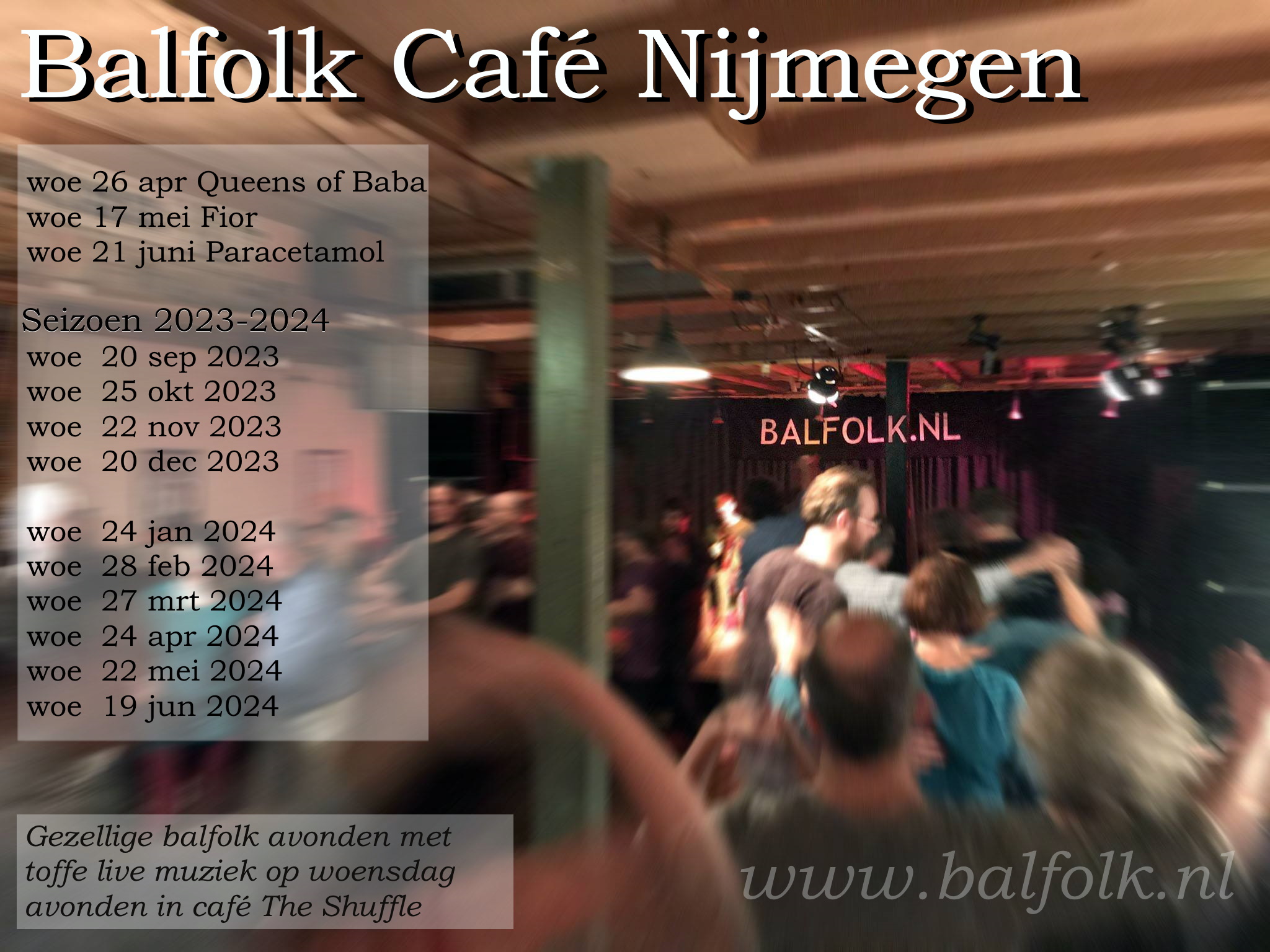 Balfolk café Nijmegen met Triple-X